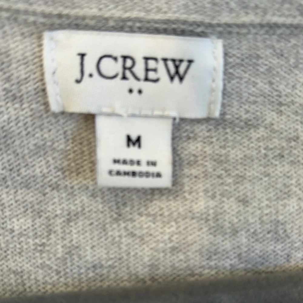 J. Crew Gray V-Neck Sweater